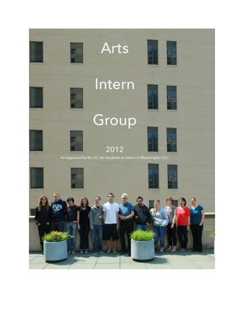 Arts Intern Group Report, Spring Quarter, 2012 - UCDC