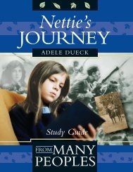 Nettie's Journey - Coteau Books