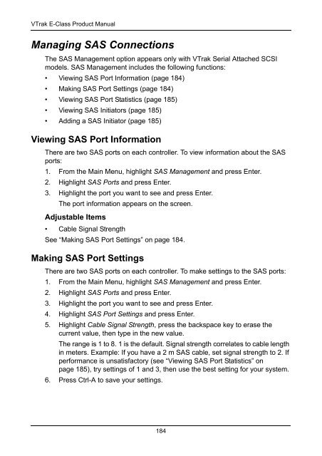 VTrak E-Class Product Manual - Promise Technology, Inc.