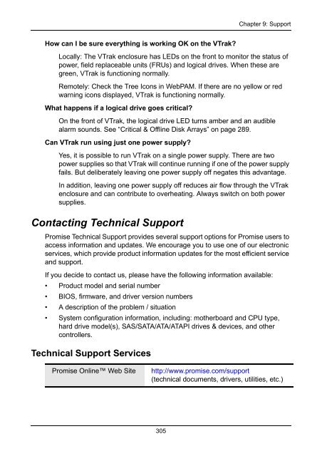 VTrak E-Class Product Manual - Promise Technology, Inc.