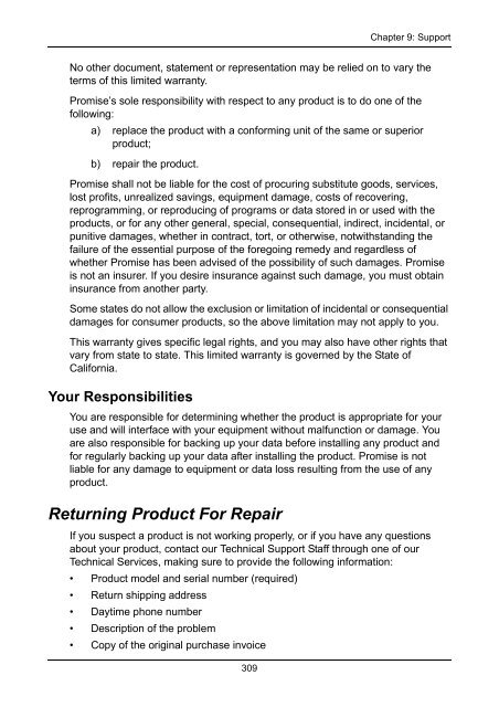 VTrak E-Class Product Manual - Promise Technology, Inc.