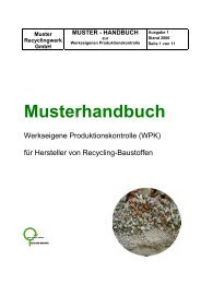 Musterhandbuch für die Werkseigene Produktionskontrolle