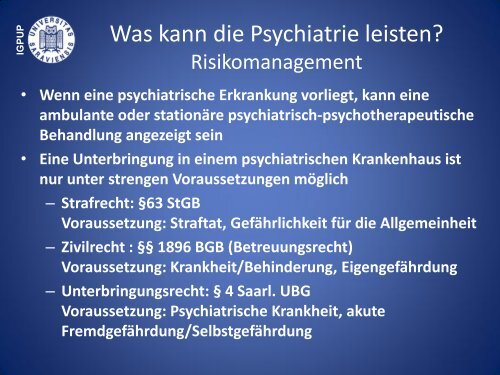 Emotionserkennung und Gewalt - Institut für gerichtiche Psychologie ...