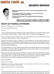 brief an thomas jefferson - matherockt.de