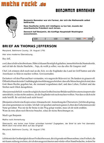 brief an thomas jefferson - matherockt.de