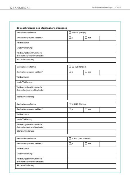 Leitlinie für die Validierung der Verpackungsprozesse ... - KLS Martin