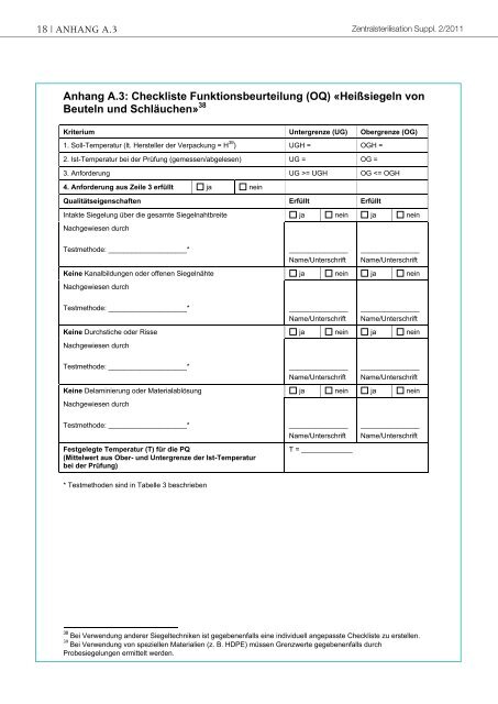 Leitlinie für die Validierung der Verpackungsprozesse ... - KLS Martin