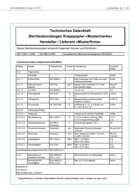 Leitlinie für die Validierung der Verpackungsprozesse ... - KLS Martin