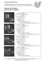 Organizer aus Acrylglas - jp-gehbauer.ch