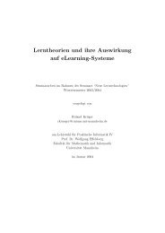 Lerntheorien und ihre Auswirkung auf eLearning-Systeme