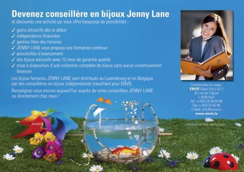 Devenez conseillère en bijoux Jenny Lane - Jennylane.com