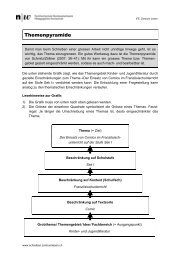 Themenpyramide - Zentrum Lesen