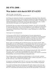 VDE 0751 - BGV A3 Prüfungen und E Check