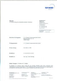 Zertifizierungsbericht 2012 - CH Zikesch Armaturentechnik GmbH