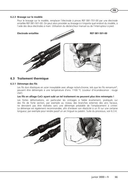 Junior 3000 Gebrauchsanweisung - DENTAURUM