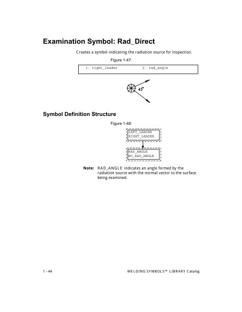 String. Sign Rad Examination Symbol: Rad_D