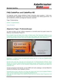 FAQ CablePlus und CablePlus HD - Kabelfernsehen Bödeli AG