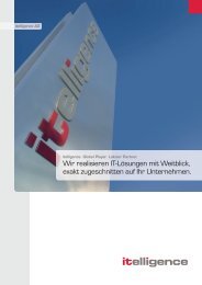 PDF herunterladen - Itelligence AG