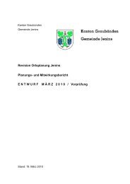 Revision Ortsplanung Jenins Planungs- und Mitwirkungsbericht ...