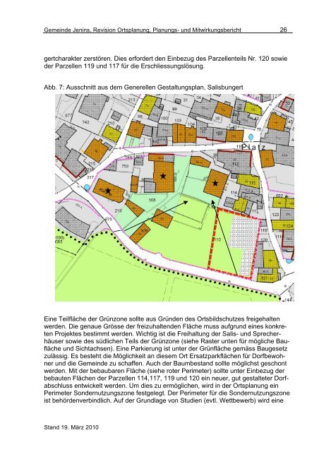 Revision Ortsplanung Jenins Planungs- und Mitwirkungsbericht ...