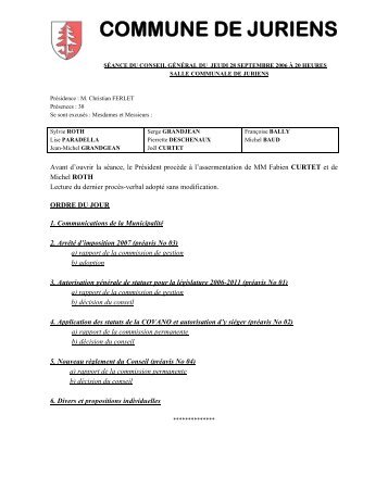 COMMUNE DE JURIENS