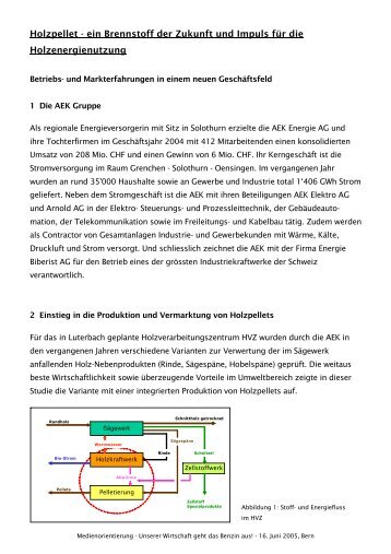 Holzpellet - Jenni Energietechnik AG