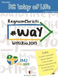 Caderno especial - Regnum Christi WaY of Life