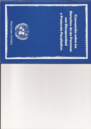 C/CION SOBRE LOS DERECHOS DE LAS PERSONAS CON DISCAPACIDAD Y PROT FACULTATIVO-NACIONES UNIDAS