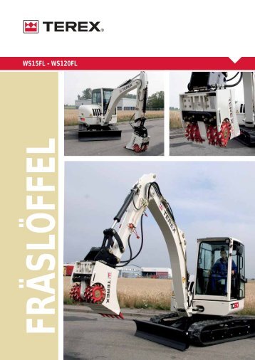 WSFL Fräslöffel Familienbroschüre - Terex Corporation