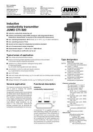 Inductive conductivity transmitter JUMO CTI-920