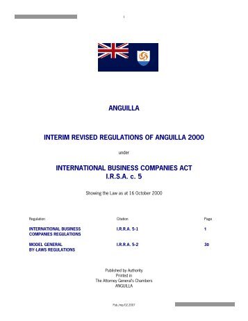 MF&Co. - British Anguilla Law IBC Regulation.pdf - Mossack ...