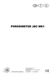 POROSIMETER JDC MK1 - JDC Electronic SA