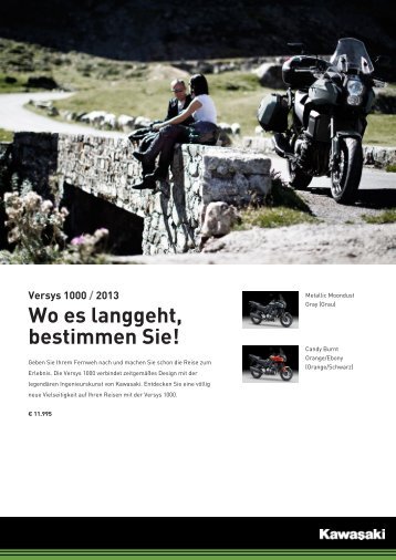 Versys 1000 - Motorradhaus Gollwig