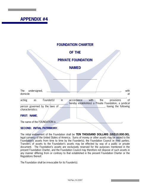 Private Foundations.pdf - Mossack Fonseca  & Co.