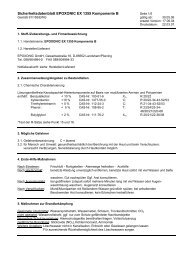 Sicherheitsdatenblatt EPOXONIC EX 1355 Komponente B