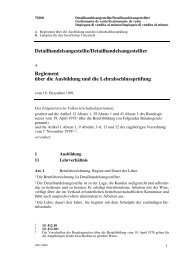 Reglement und Lehrplan (BBT) - Kaufmännische Berufsschule ...