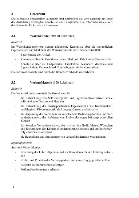 Reglement und Lehrplan (BBT) - Kaufmännische Berufsschule ...