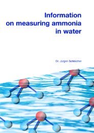 Information on measuring ammonia in water - jumo.ch