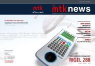 Rigel 288 - MTK Peter Kron GmbH