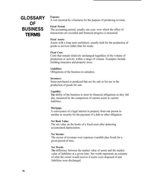 Preparing a Business Plan - Bee Keeper Example - Agricultural ...