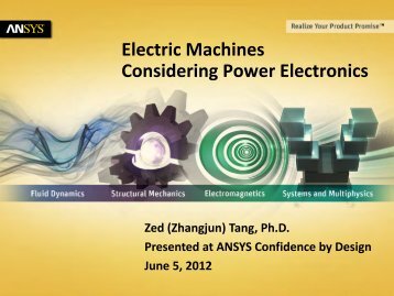 Electric Machines and Power Electronics - Ansys