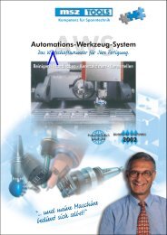 Automations-Werkzeug-System (Gesamtkatalog, pdf) - msz TOOLS