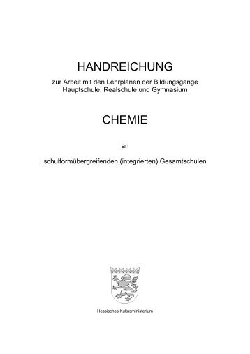 Lehrplan Chemie Klassen 5-10 - der Gesamtschule Gießen-Ost