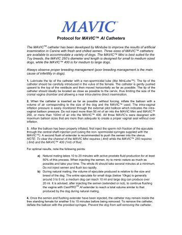 Mavic Catheter Protocol.pdf