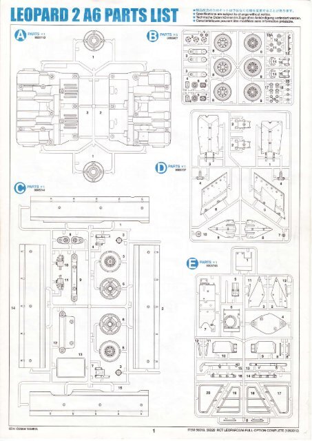 Bauanleitung (PDF/27MB) - Tamiya