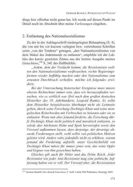 Germar Rudolf, Widerstand ist Pflicht (2012; PDF-Datei