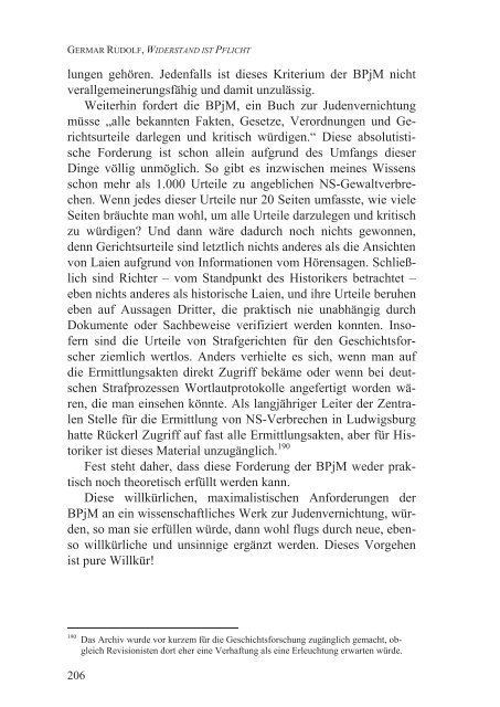 Germar Rudolf, Widerstand ist Pflicht (2012; PDF-Datei