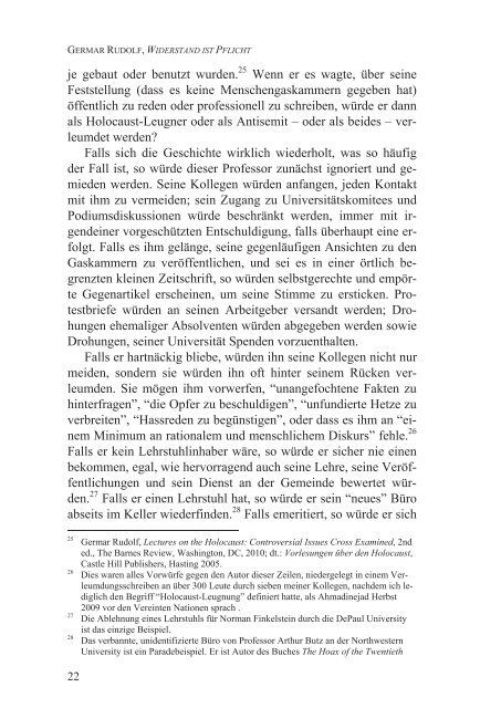 Germar Rudolf, Widerstand ist Pflicht (2012; PDF-Datei