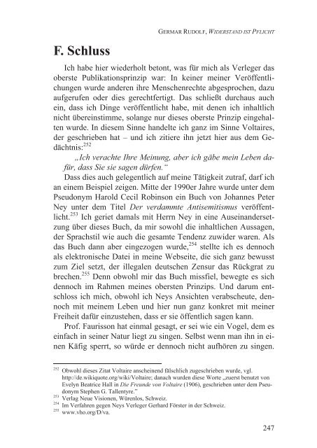 Germar Rudolf, Widerstand ist Pflicht (2012; PDF-Datei