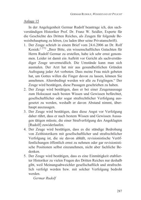 Germar Rudolf, Widerstand ist Pflicht (2012; PDF-Datei